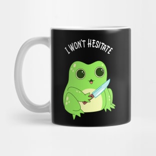 Crazy Kawaii Frog Funny Humor Irony Mug